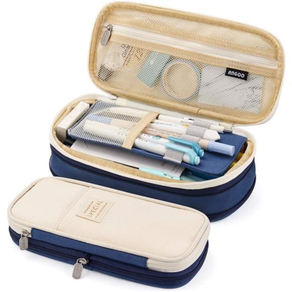 Big Capacity Pencil Pen Case Office College School Large Storage High Capacity